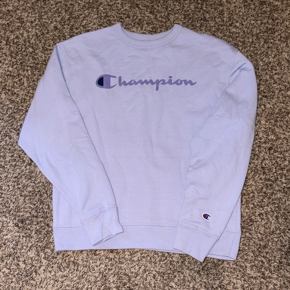 Champion Tops - Champion Pastel Purple Sweatshirt with Logo